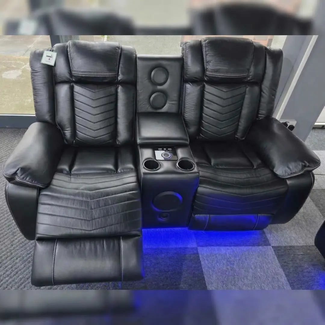 Michigan Leather 3+2 Seater Sofa