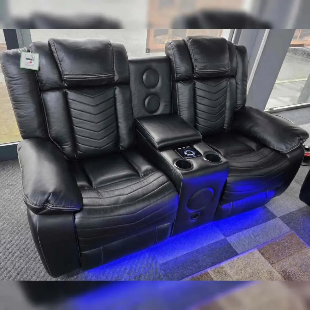 Michigan Leather 3+2 Seater Sofa