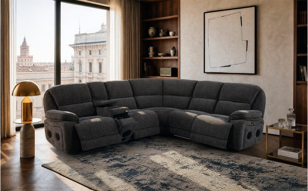 Moda Corner Electric Recliner Sofa