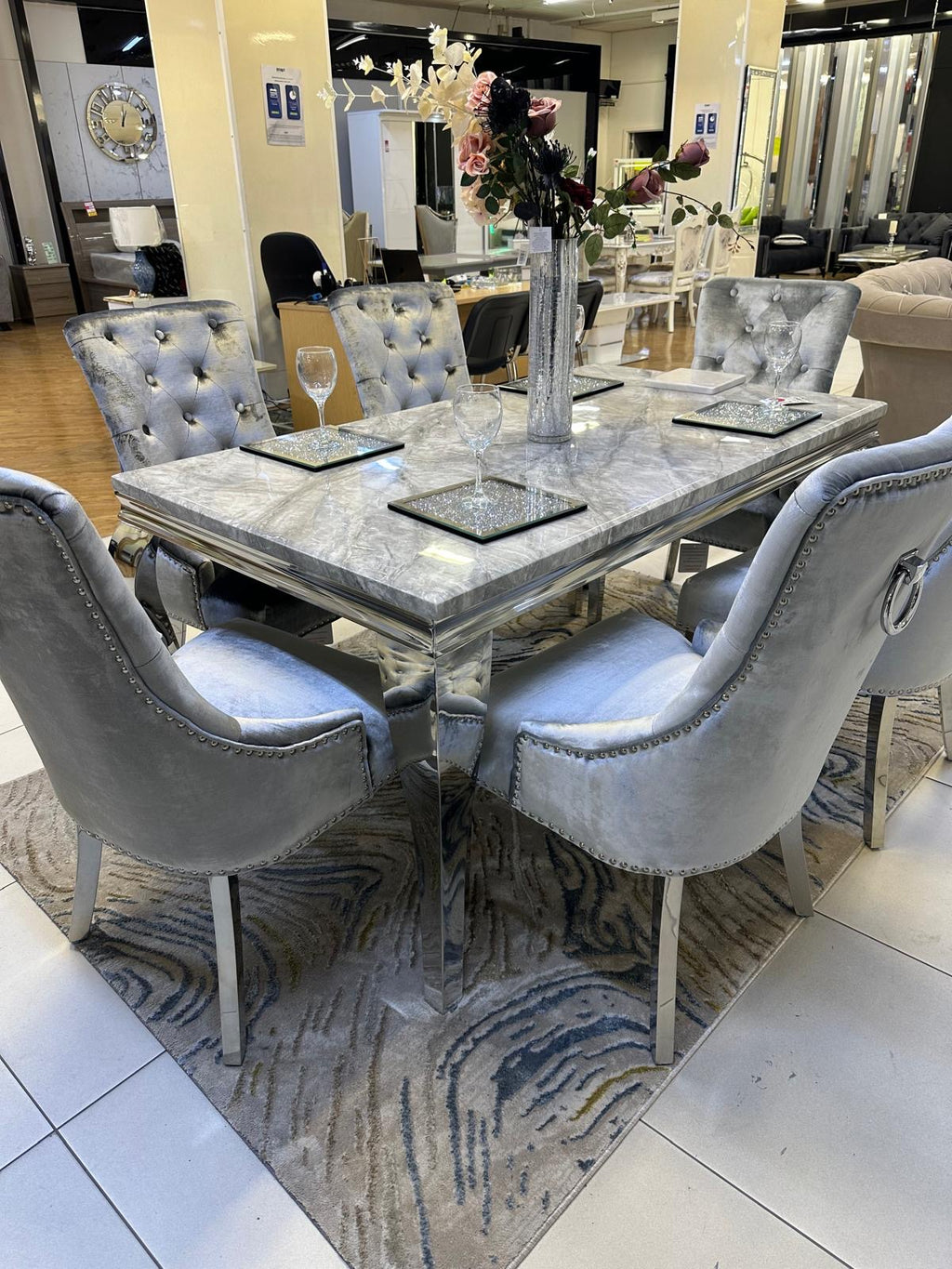 MARBLE DINING TABLE
