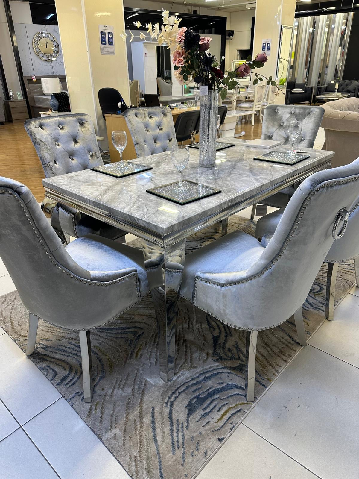 MARBLE DINING TABLE