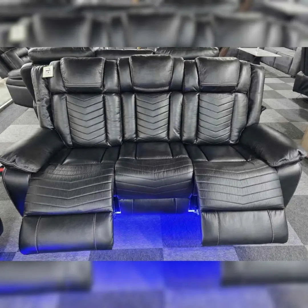 Michigan Leather 3+2 Seater Sofa