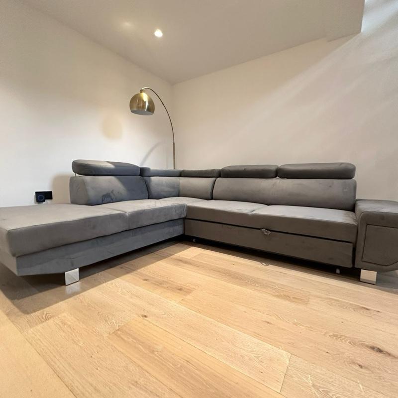 ARMINA CORNER SOFA BED WITH STORAGE (RIGHT OR LEFT HAND BOTH AVAILABLE - PLUSH VELVET
