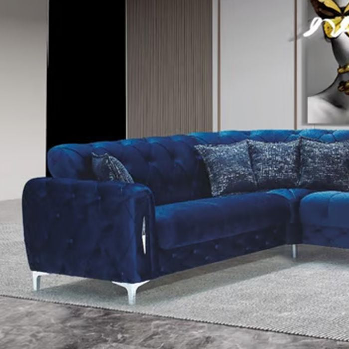 Fortana Luxe Corner Velvet Sofabed
