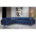 Fortana Luxe Corner Velvet Sofabed