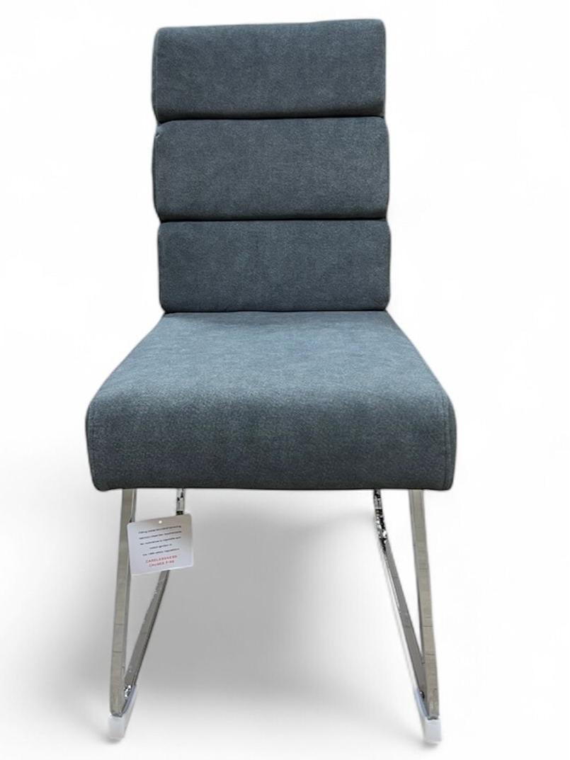 Elegant Grey Dining Chair - Simple Design with Armless Feature for Versatile Use in Any Home