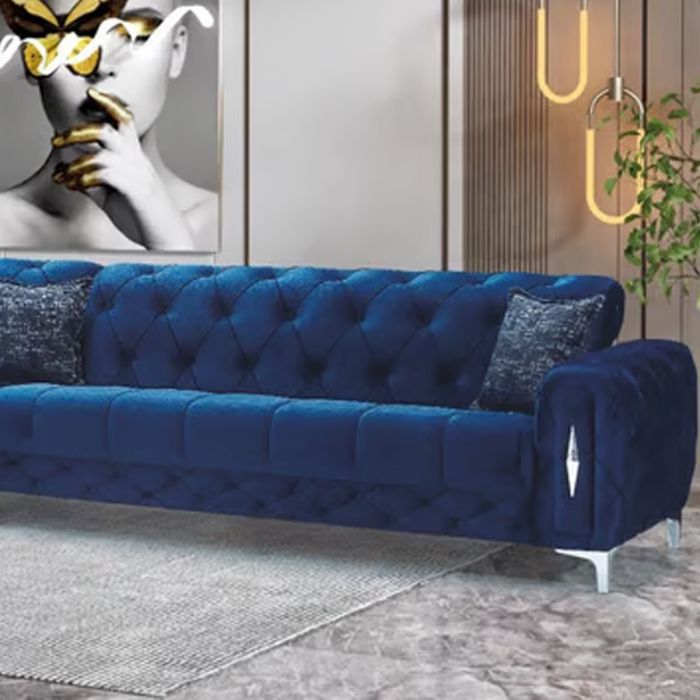 Fortana Luxe Corner Velvet Sofabed