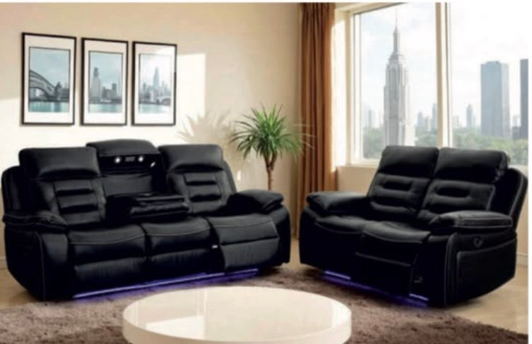 Hafsa Tech Leather Sofa 3+2 & 3+2+1 Seater Sofa