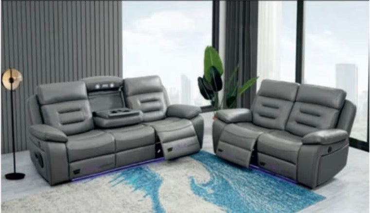 Hafsa Tech Leather 3+2 & 3+2+1 Seater suite