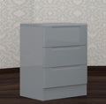 Fenlo Bed Sides - Ample Storage Space , Fully High Gloss , Deep Drawers , Strong MDF , Multiple Drawers , Handless