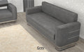Fashion 3+2 Seater Sofa Set - LED Light , Roll Over Bed , Under Storage , Full Memory Foam , Metal Legs