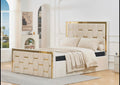 Luxor Bed with Gas Lift MDF Button Sturdy MDF Construction Easy Height Adjustment Secure MDF Button Double King Size Practical Bed Solution