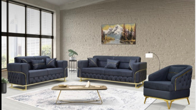 PARMA 3+2 or 3+2+1 SEATER SOFA AVAILABLE IN GREY,BLACK & CREAM COLOURS