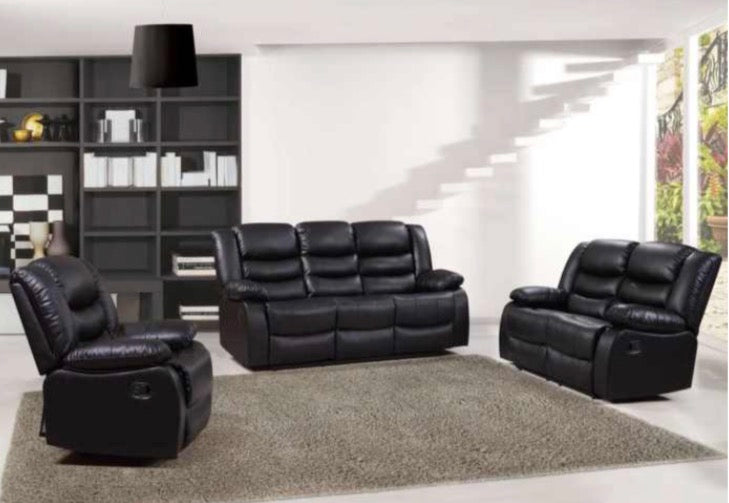 Rome Leather Electric Recliner 3+2+1 Seater Sofa