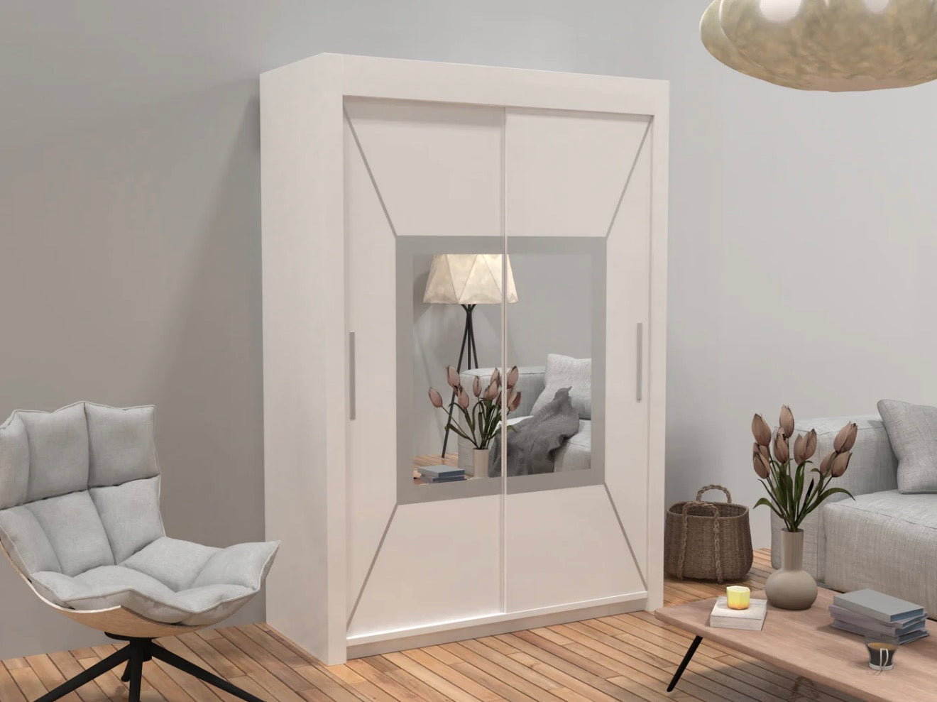 Nes Sliding Door Wardrobe - Stylish Storage Solution with Sleek Design for Easy Access & Efficient Organization in Your Bedroom
