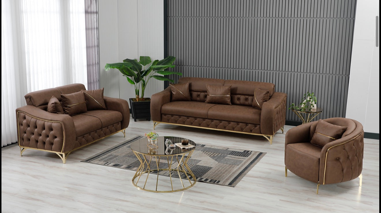 ZENTARA SOFA 3+2 or 3+2+1  SEATER AND SOFA BED AVAILABLE IN GREY,CREAM & BROWN COLOUR