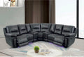 Sara Tech Leather Corner Suite