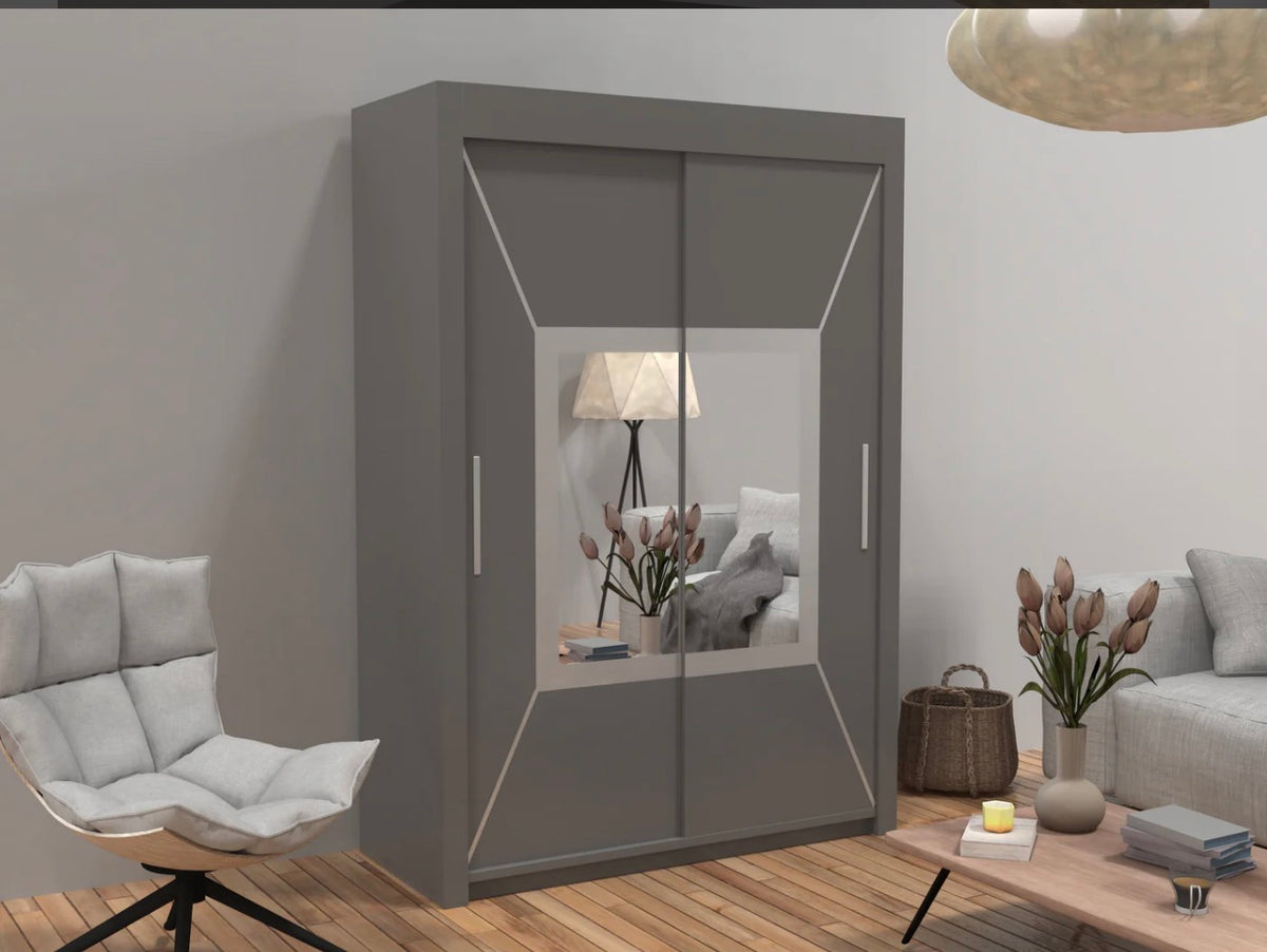 Nes Sliding Door Wardrobe - Stylish Storage Solution with Sleek Design for Easy Access & Efficient Organization in Your Bedroom