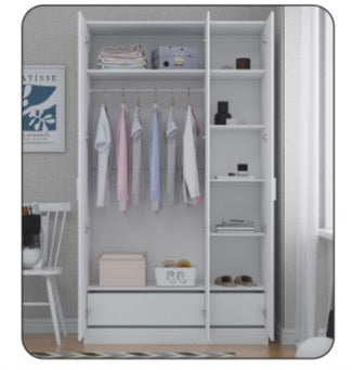 Derby Glossy Wardrobe in Grey , Black , White , Dark Grey Modern look for bedroom