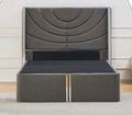 Ethiopia Bed with Gas Lift MDF Button - Double King Size Sturdy MDF Construction Easy Height Adjustment Practical Bedroom Choice