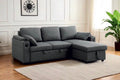Francesca Chenille Fabric Corner Sofa Bed