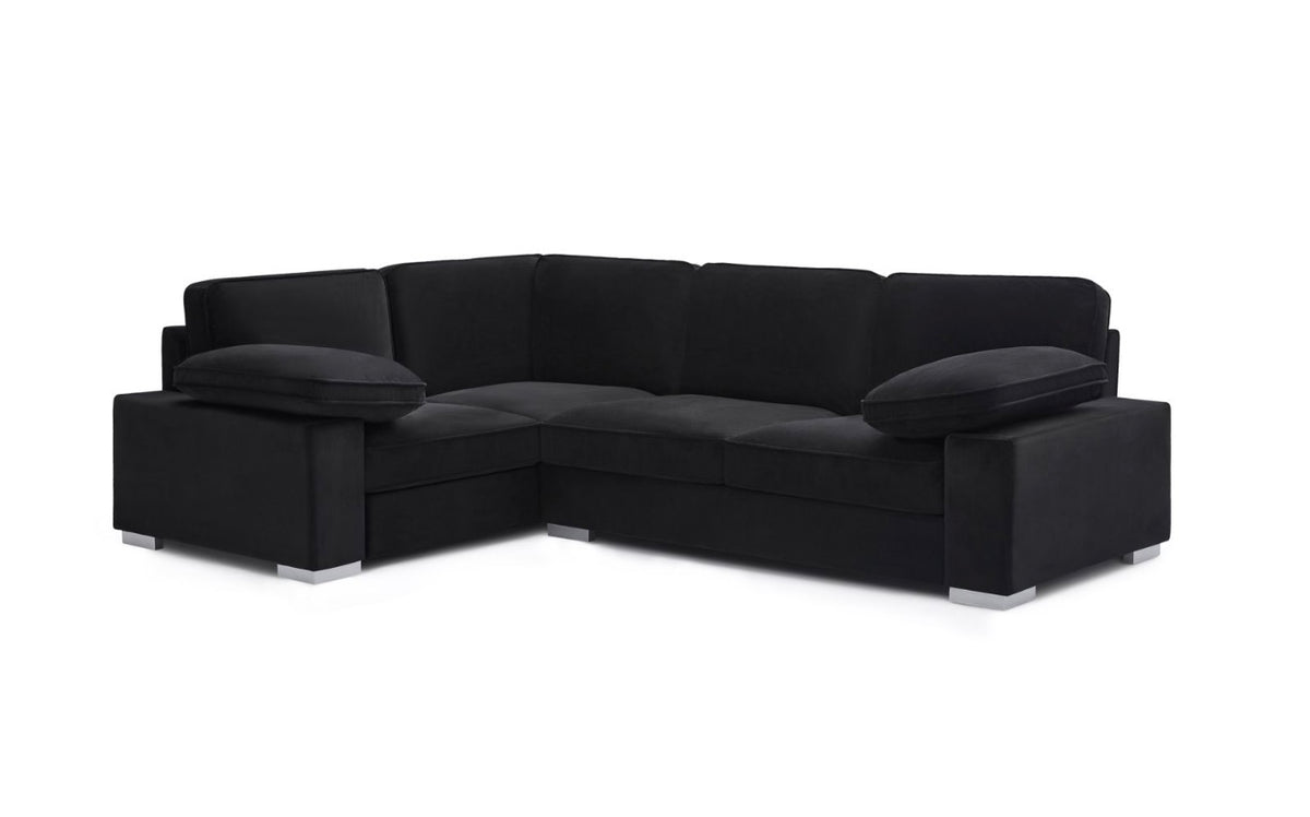 Ascot Corner Sofa with Fixed Arms Modern Living Room Furniture in Various Colours for Stylish Seating