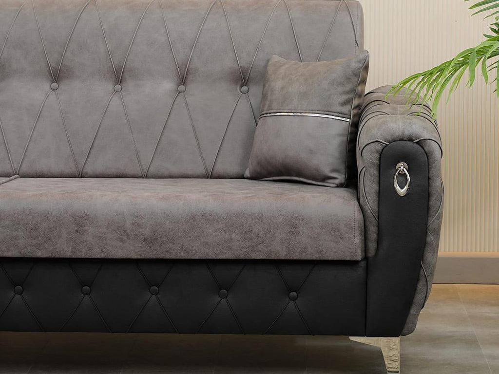 3+2 seater sofa bed - Suede materia - High quality yu
