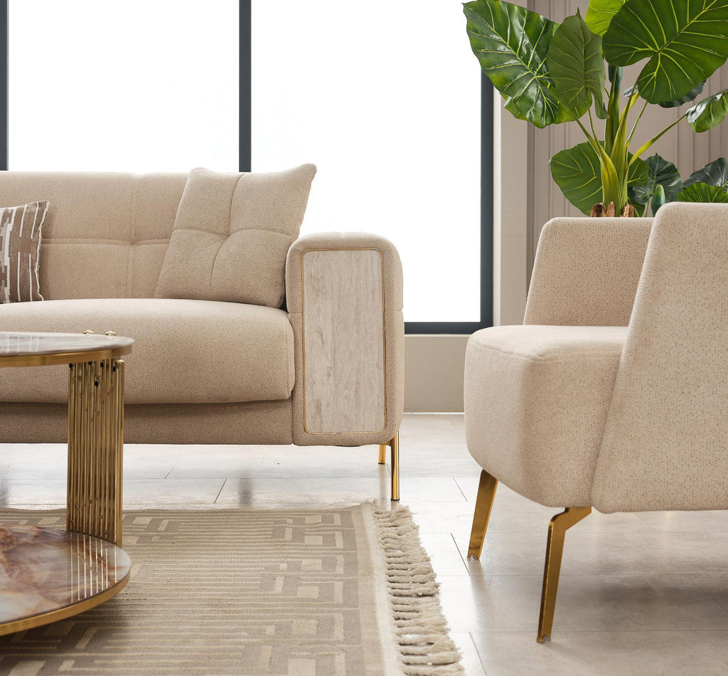 3+2 seater sofa bed in velvet