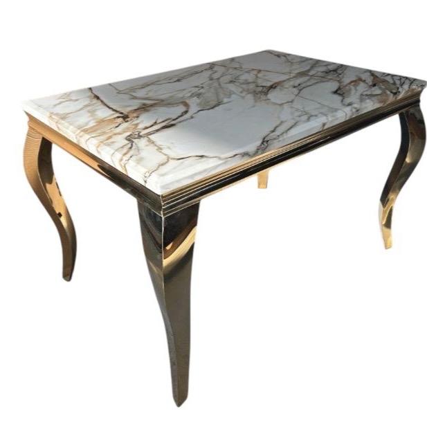 MARBLE DINING TABLE SIZE (150cm) DINING TABLE COLOURS AVAILABLE (CREAM, WHITE, BLACK )